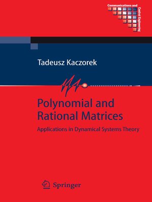 cover image of Polynomial and Rational Matrices